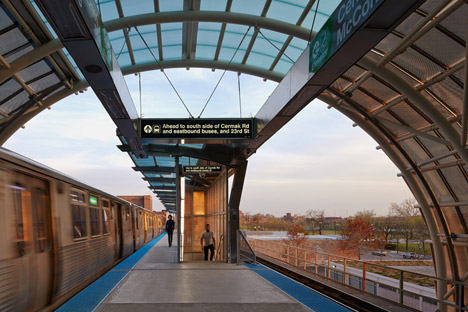 Cermak Station in Chicago by Ross Barney