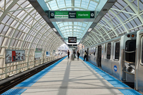 Cermak Station in Chicago by Ross Barney