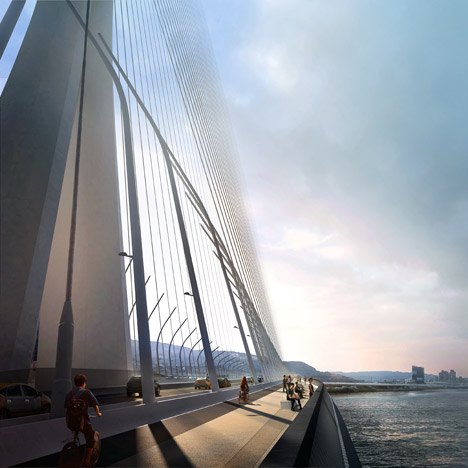 Danjiang Bridge by Zaha Hadid