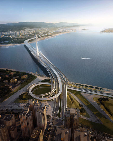 Danjiang Bridge by Zaha Hadid