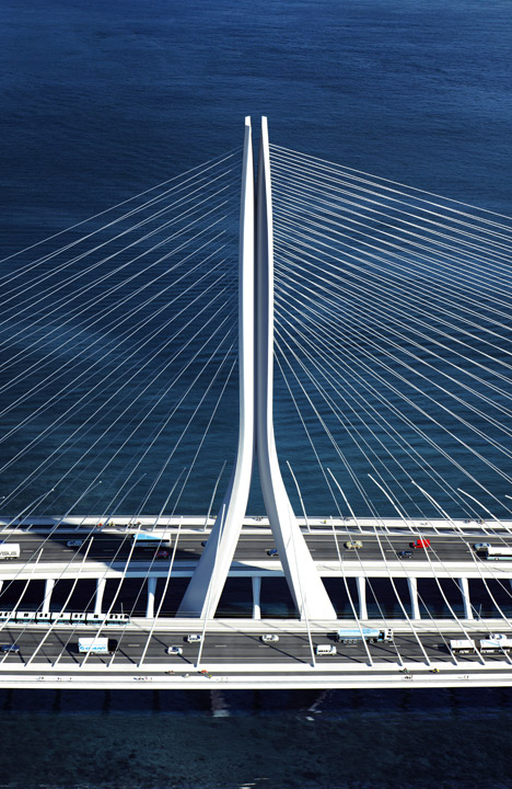 Danjiang Bridge by Zaha Hadid