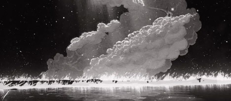 Dezeen Music Project David Gilmour Rattle That Lock music video animation
