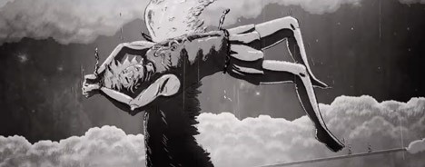 Dezeen Music Project David Gilmour Rattle That Lock music video animation