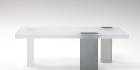Wonmin Park grey navy and white resin Haze furniture
