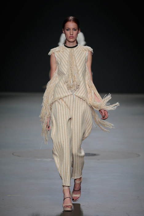 She Knows Why the Caged Bird Sings fashion collection by Karim Adduchi