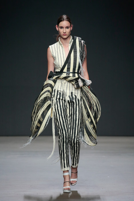 She Knows Why the Caged Bird Sings fashion collection by Karim Adduchi