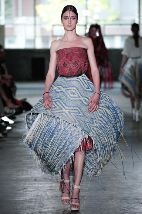 She Knows Why the Caged Bird Sings fashion collection by Karim Adduchi