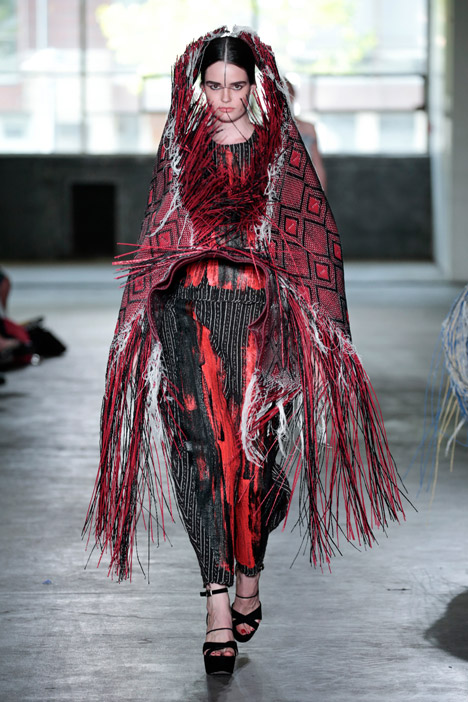 She Knows Why the Caged Bird Sings fashion collection by Karim Adduchi