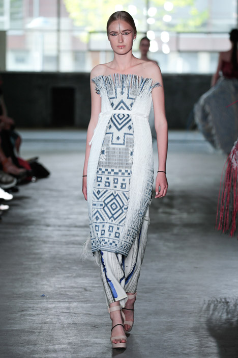 She Knows Why the Caged Bird Sings fashion collection by Karim Adduchi