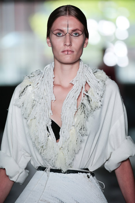 She Knows Why the Caged Bird Sings fashion collection by Karim Adduchi