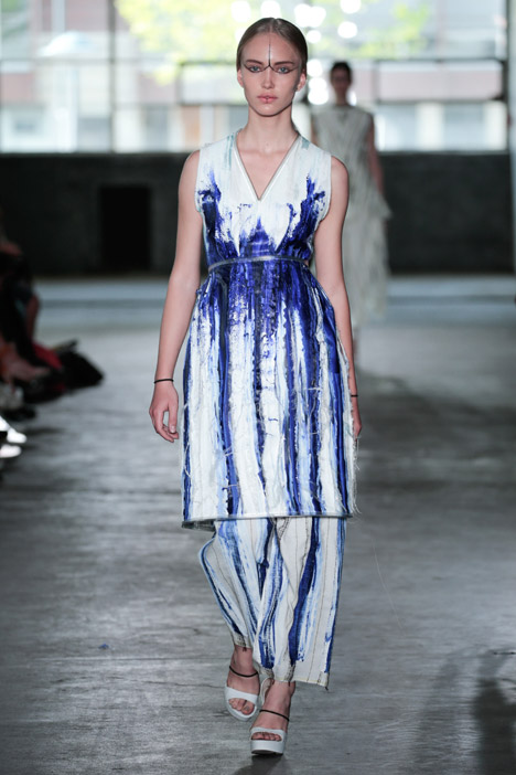 She Knows Why the Caged Bird Sings fashion collection by Karim Adduchi