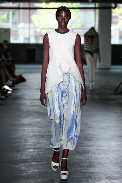 She Knows Why the Caged Bird Sings fashion collection by Karim Adduchi
