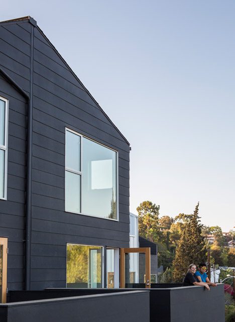 LA A+D museum exhibition about shelter Blackbirds, Echo Park, Los Angeles by Barbara Bestor
