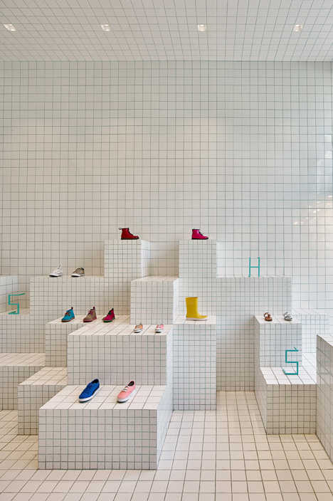 Little Shoes store interior by Nabito Architects