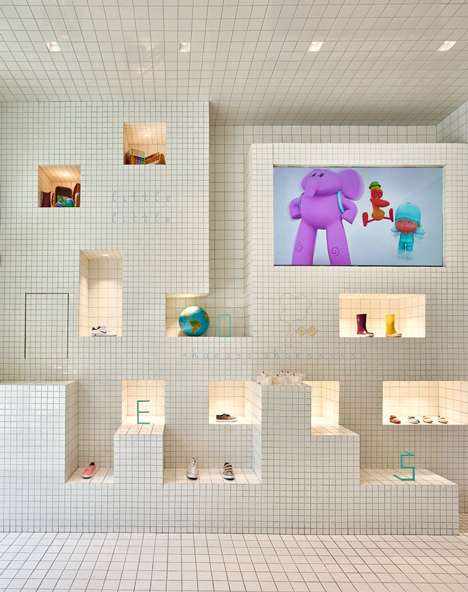Little Shoes store interior by Nabito Architects
