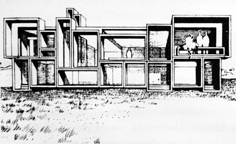 Paul Rudolph Milam Residence renders by Dan Huh