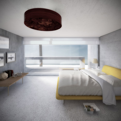 Paul Rudolph Milam Residence renders by Dan Huh