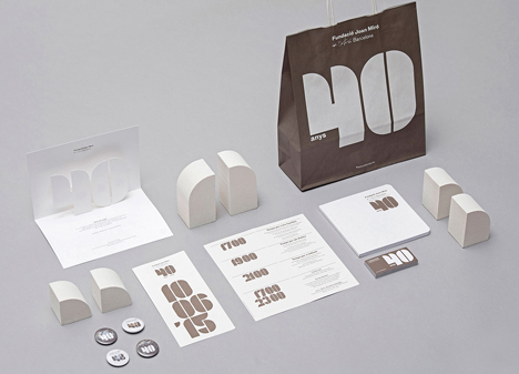 Miró Foundation 40th anniversary printed materials designed by Mucho