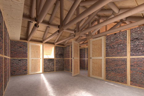 Nepal project by Shigeru Ban