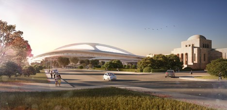 New National Stadium Tokyo by Zaha Hadid