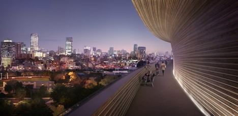 New National Stadium Tokyo by Zaha Hadid