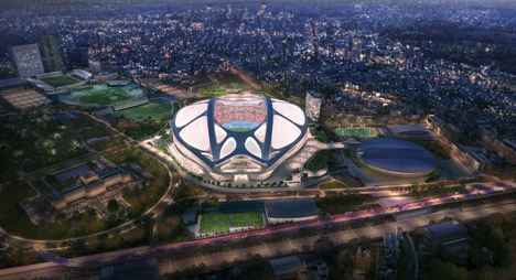 New National Stadium Tokyo by Zaha Hadid