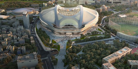 New National Stadium Tokyo by Zaha Hadid