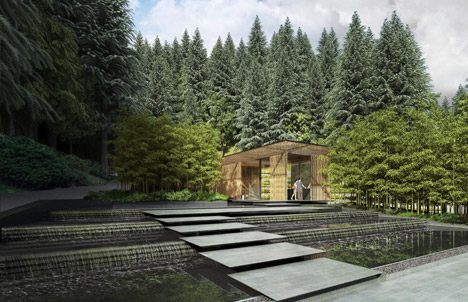 Portland Japanese Garden by Kengo Kuma and THA Architecture