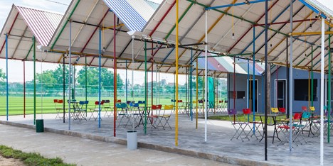 H&P Architects sources recycled materials to build Re-ainbow community shelter in Vietnam