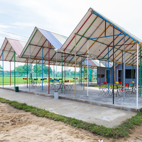 H&P Architects sources recycled materials to build Re-ainbow community shelter in Vietnam