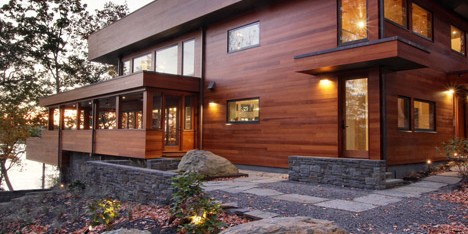 RiverBanks house by Foz Design embraces its scenic Hudson Valley setting