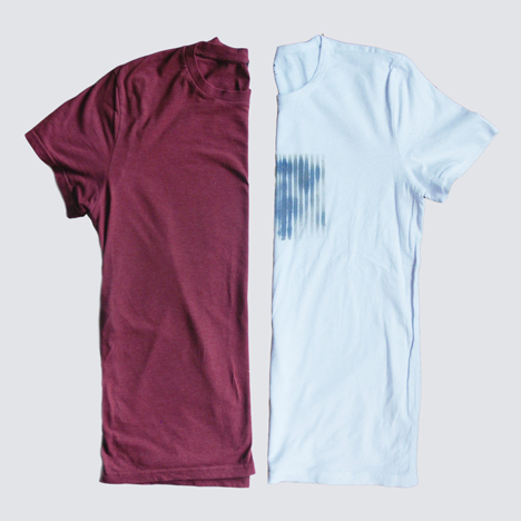 SOAK spray-on textile coating demonstrated on T-shirts