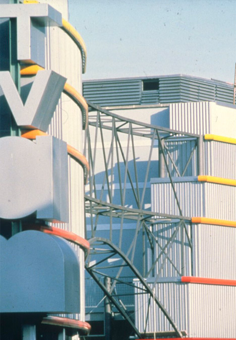 Postmodern architecture: TV-am television studios, London by Terry Farrell