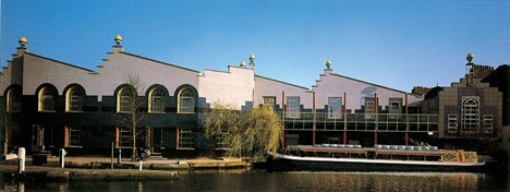 Postmodern architecture: TV-am television studios, London by Terry Farrell