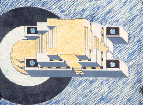 Postmodern architecture: TV-am television studios, London by Terry Farrell