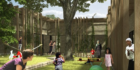 The Ada and Tamar De Shalit House domestic violence refuge in Israel by Amos Goldreich Architecture and Jacobs Yaniv Architects