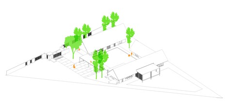 The Triangle House by Phongphat Ueasangkhomset