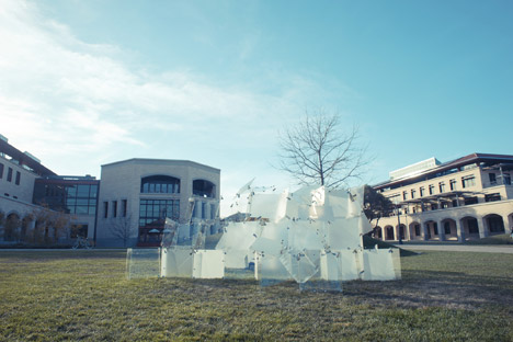 Transparent Structures installation at Stanford
