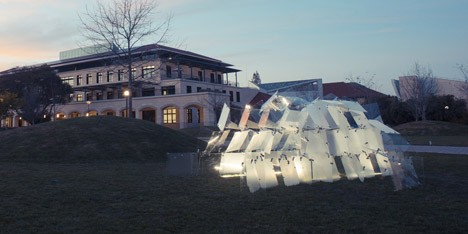 Transparent Structures installation at Stanford
