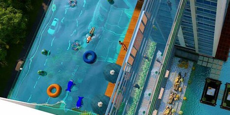 This week, plans for vertigo-inducing swimming pools in London and India emerged