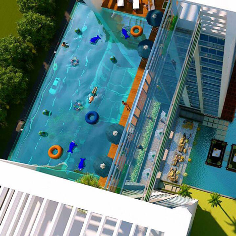 This week, plans for vertigo-inducing swimming pools in London and India emerged