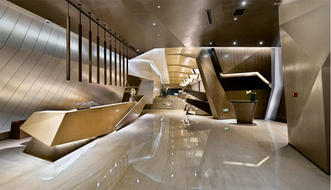 City Crossing sales office by Kris Lin for Huarun Properties