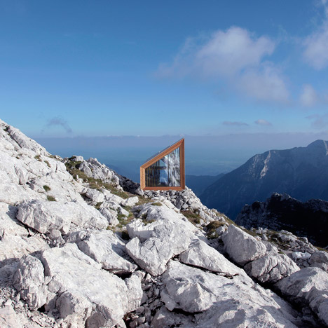 Slovenian mountain cabin by OFIS and Harvard students shelters climbers from extreme weather