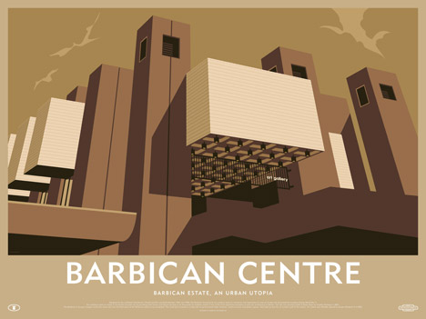 Barbican Centre poster by Dorothy
