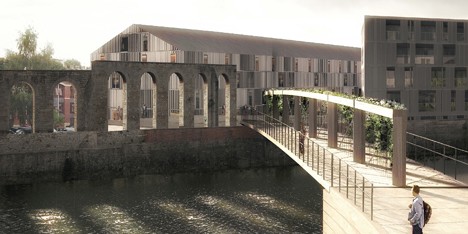Six designs unveiled in shortlist for Bath Quays Bridge competition