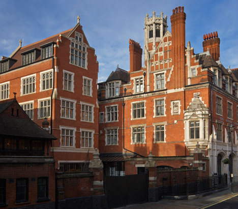The exterior of the Chiltern Firehouse in London. Photograph by Dan Glasser