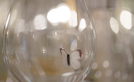 Curiosity Cloud installation by Mischer'Traxler for Perrier-Jouët