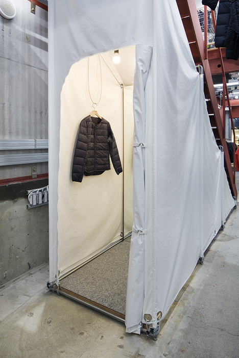 Descente Blanc Tokyo store by Schemata