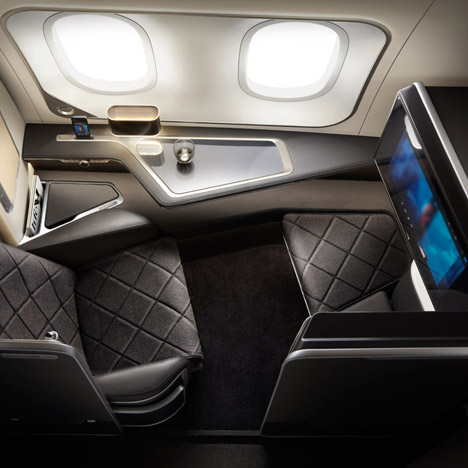 Dreamliner interior for British Airways by Forpeople