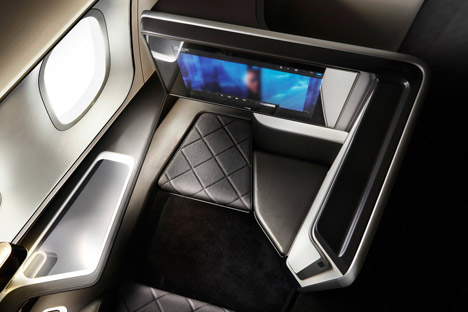 Dreamliner interior for British Airways by Forpeople